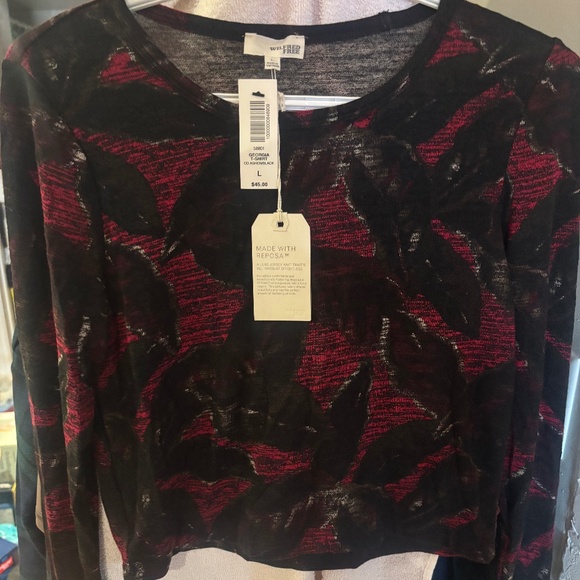 ARITZIA Georgia long sleeve crop top, Wilfred Free - Picture 1 of 5
